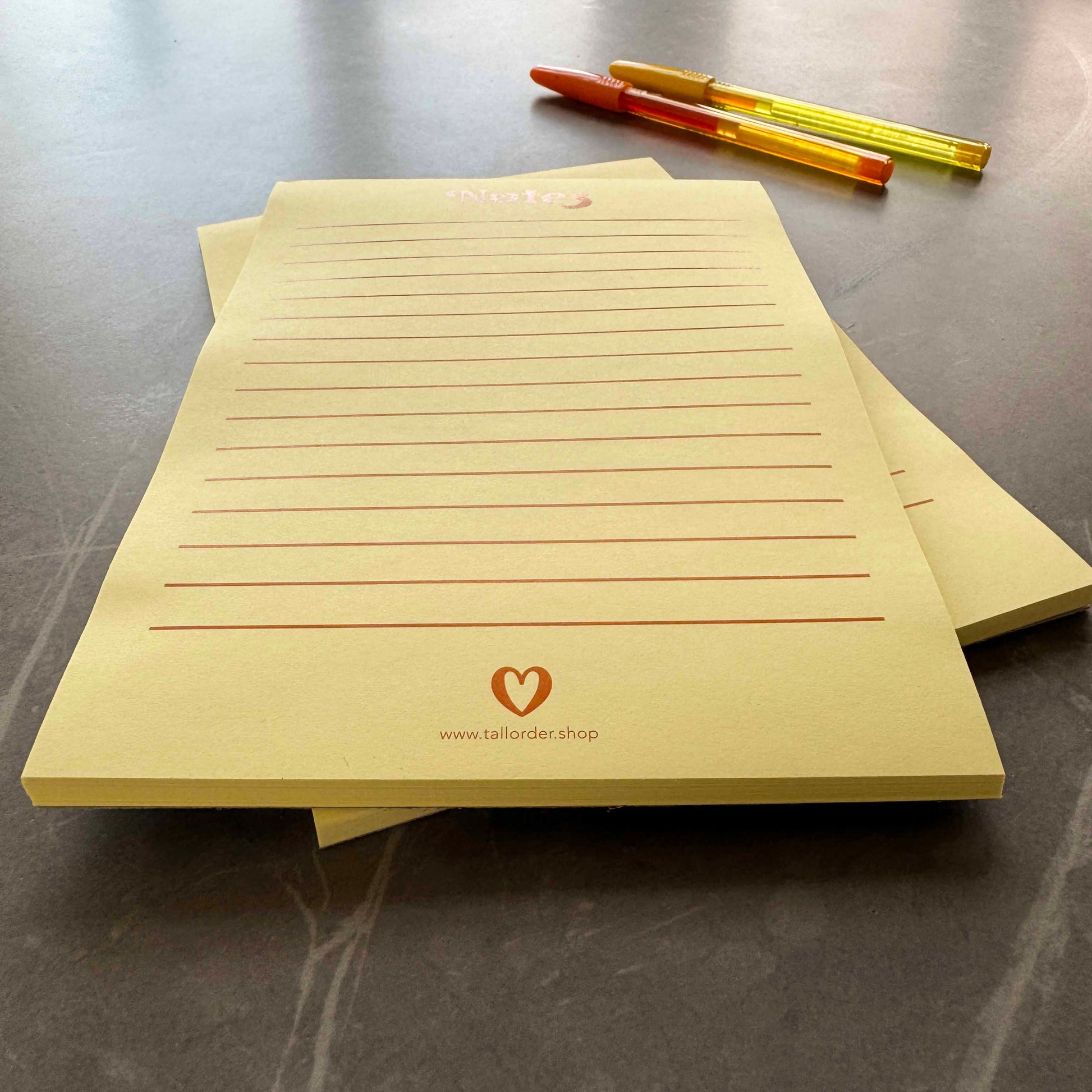 Bright Yellow To Do List Notepad A5