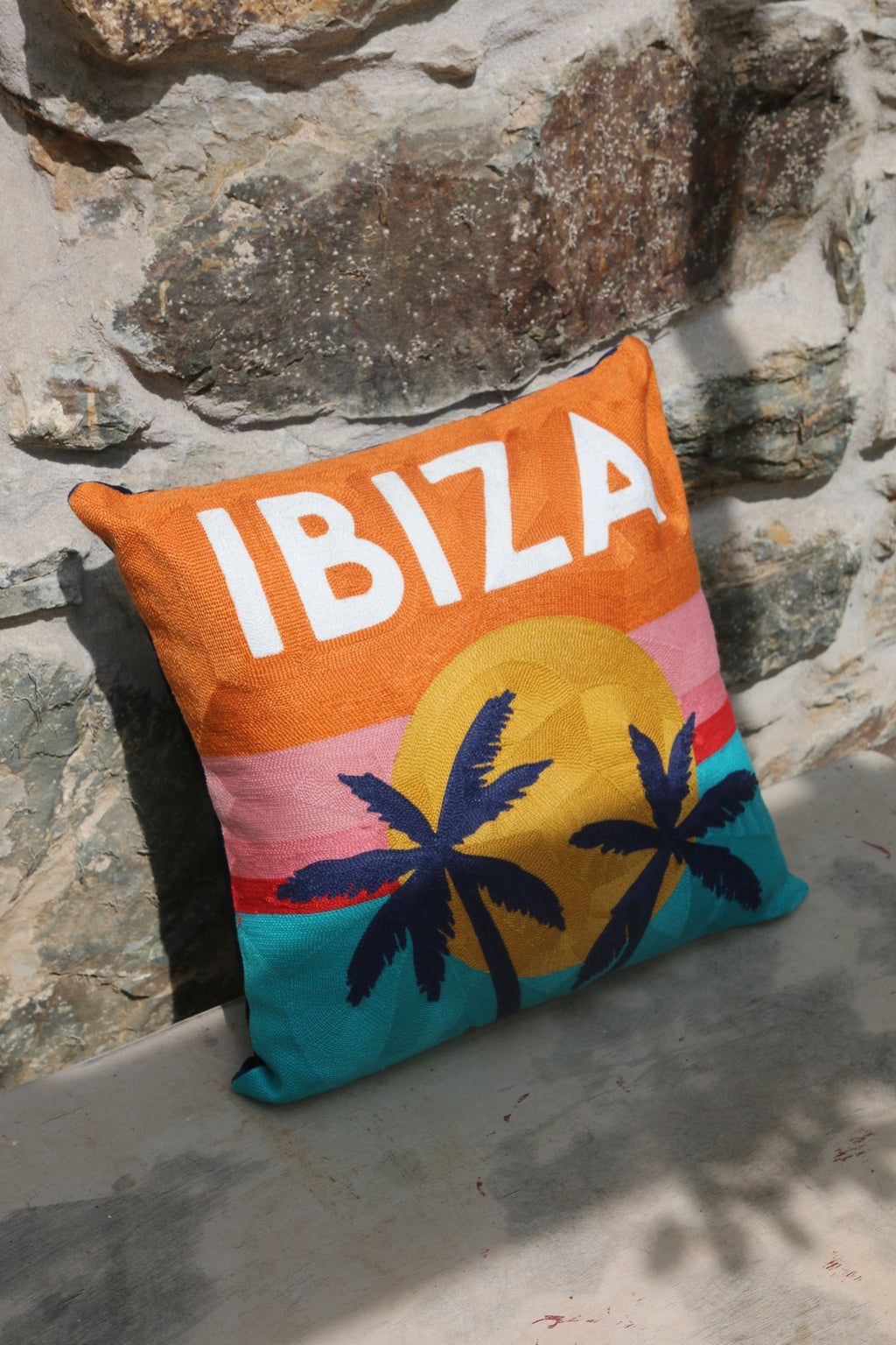Ibiza Needlepoint Cushion