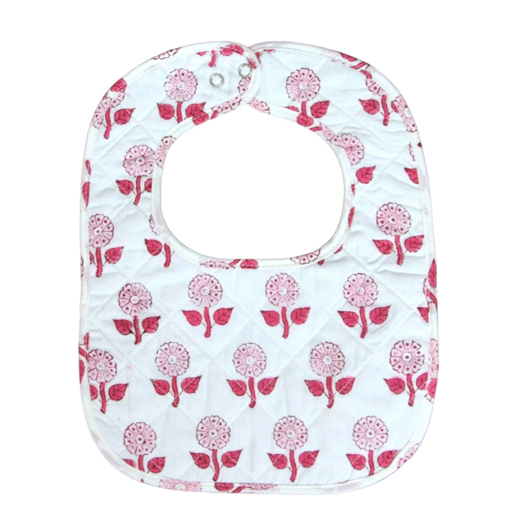 Floral Quilted Bib 2 Pack