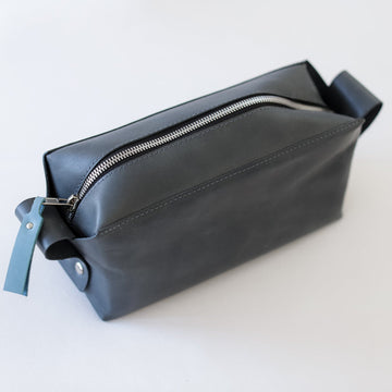 Luxury Leather Makeup Bag – Spacious & Durable Handcrafted Design by eleriinseim at www.brixbailey.com