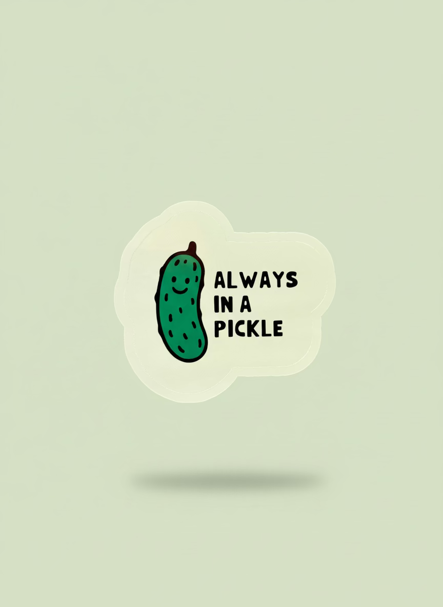 Always in a Pickle Sticker