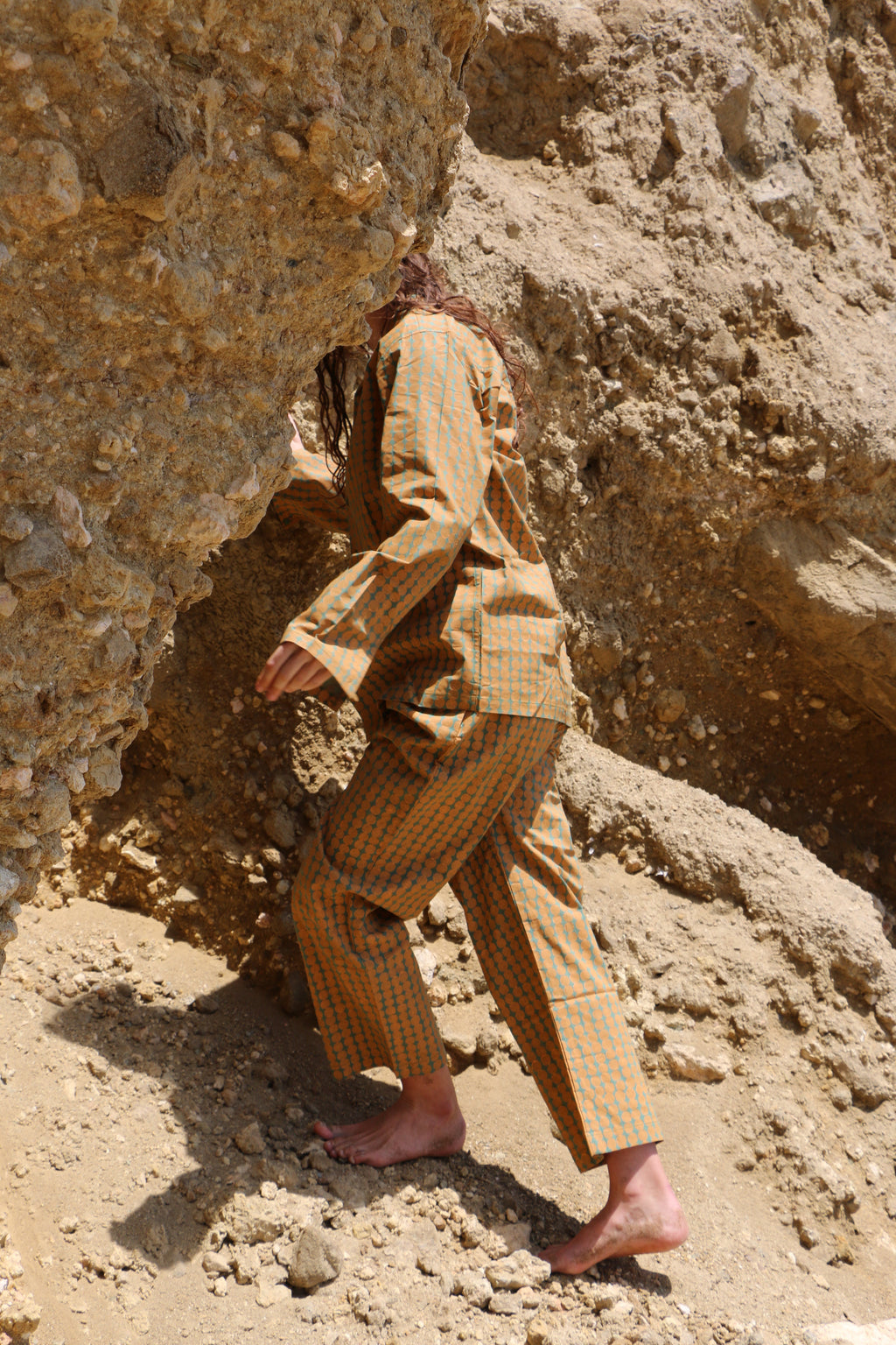 Unisex Zen Brown Organic Cotton Pyjama Set