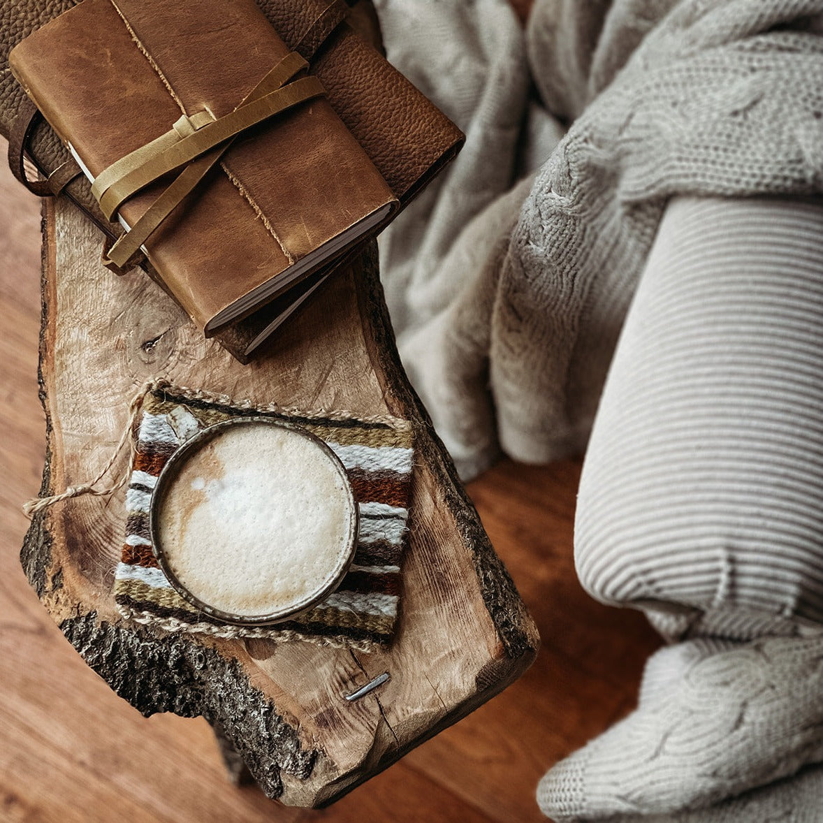 Light Oak Leather Journal