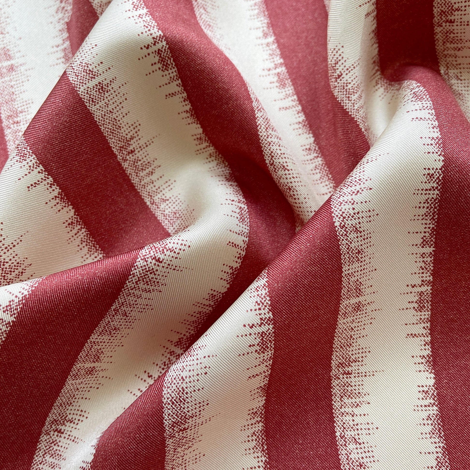Timeless Stripes Silk Scarf - Double-sided Print with Luxury Hand-Rolled & Sand-Washed Finish
