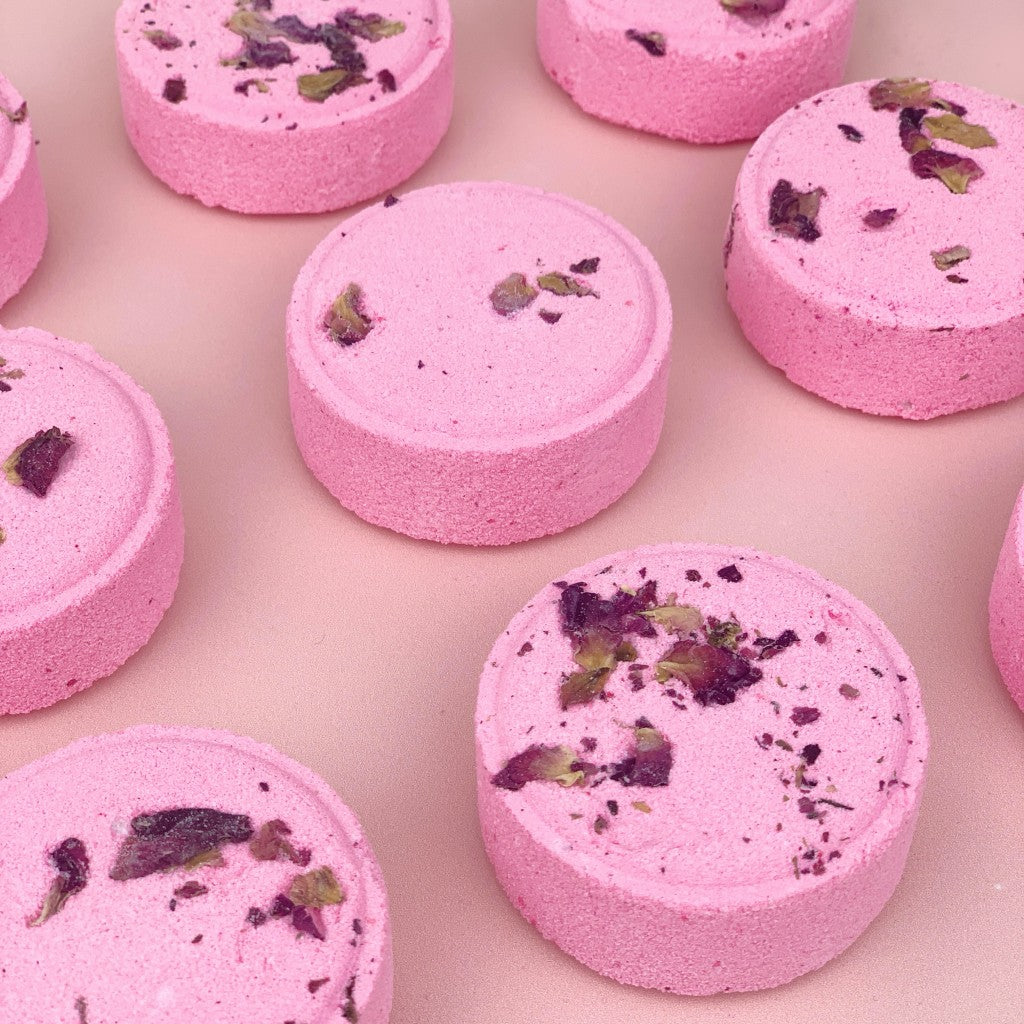 Self Love Aromatherapy Shower Steamer with Rose Geranium, Black Pepper and Bergamot