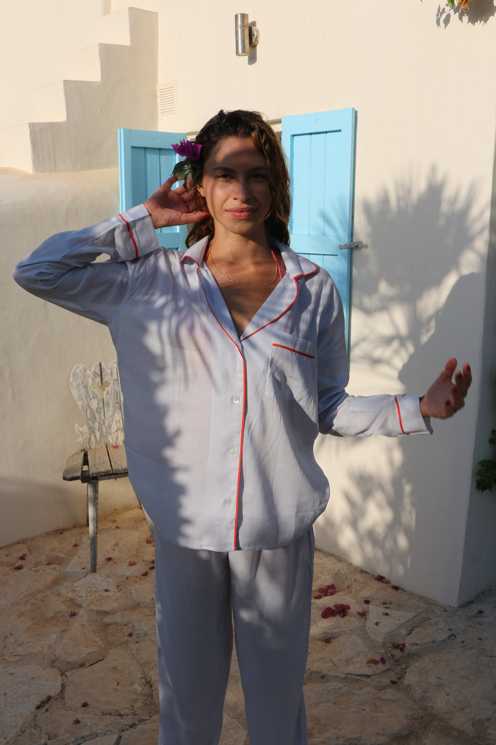 Unisex Can Suenos Blue Modal Pyjamas Set