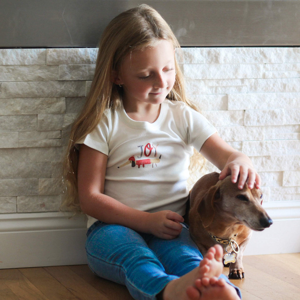 Joy Dog Graphic Tee for Toddlers