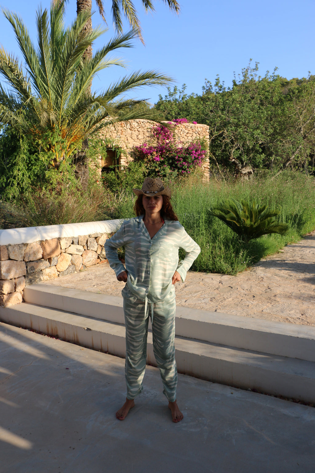 Can Haze Tiger Print Pyjama Set