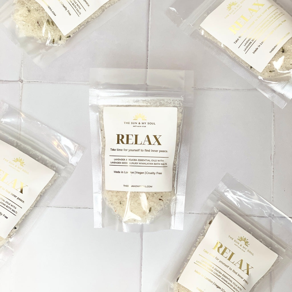 Himalayan Bath Salts with Lavender and Jojoba Oil