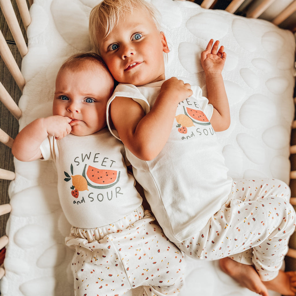 Short Sleeve Pajama Set Sweet and Sour