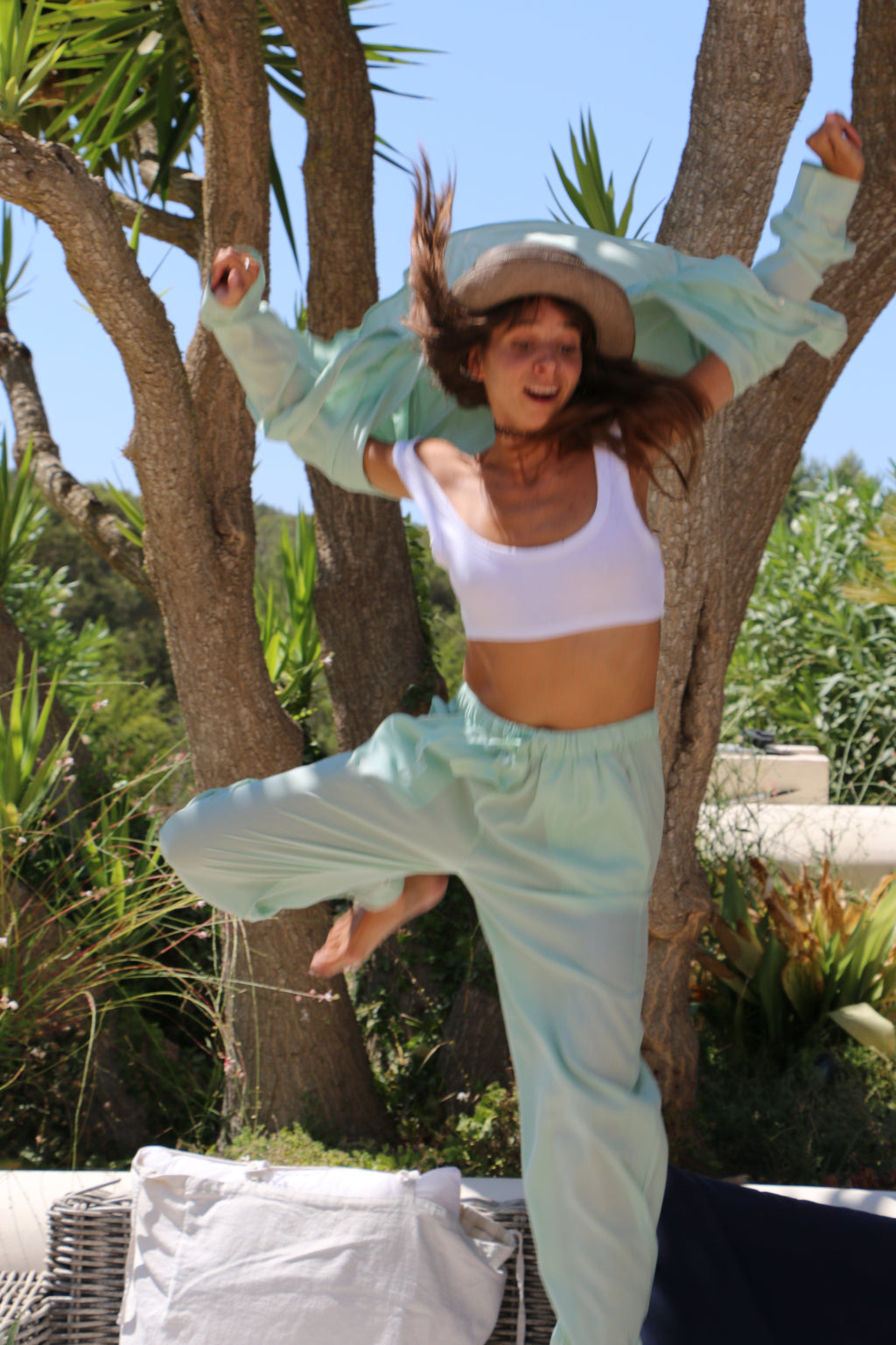 Unisex Cucumber Green Pyjama Set