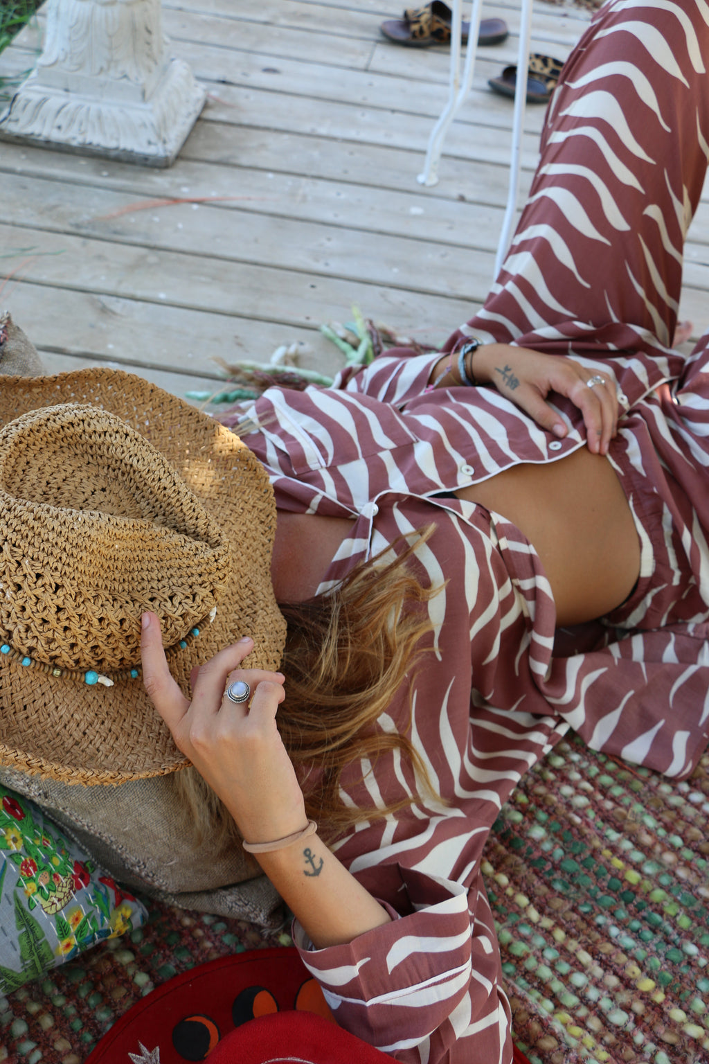 Can Coco Tiger Print Modal Set