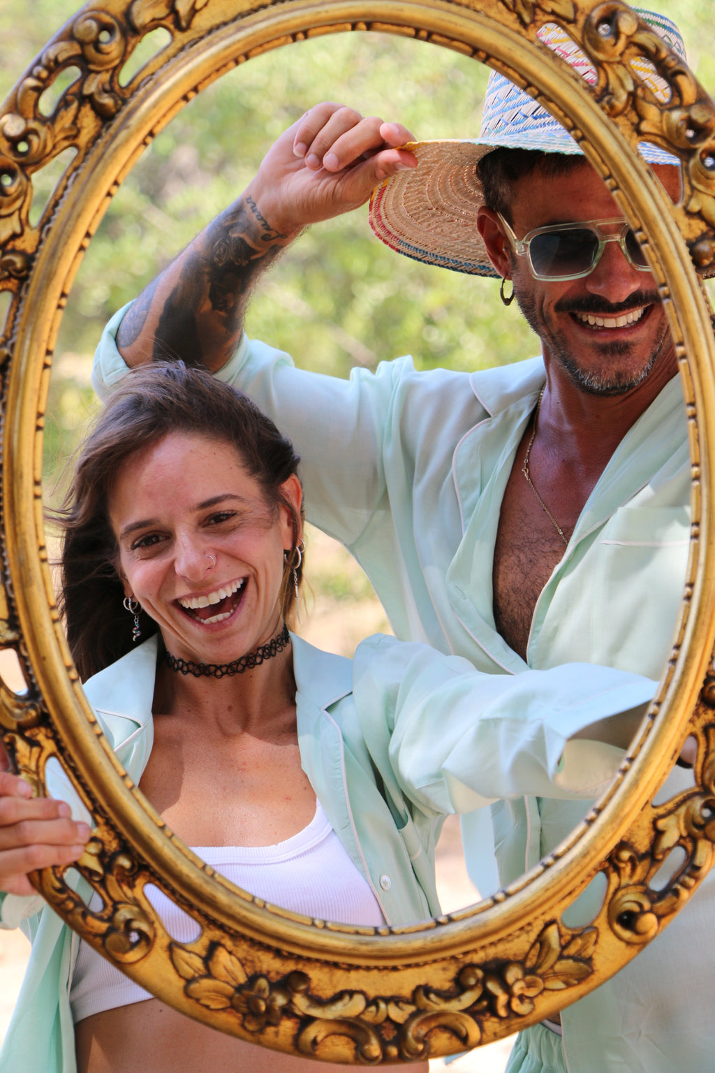 Unisex Cucumber Green Pyjama Set