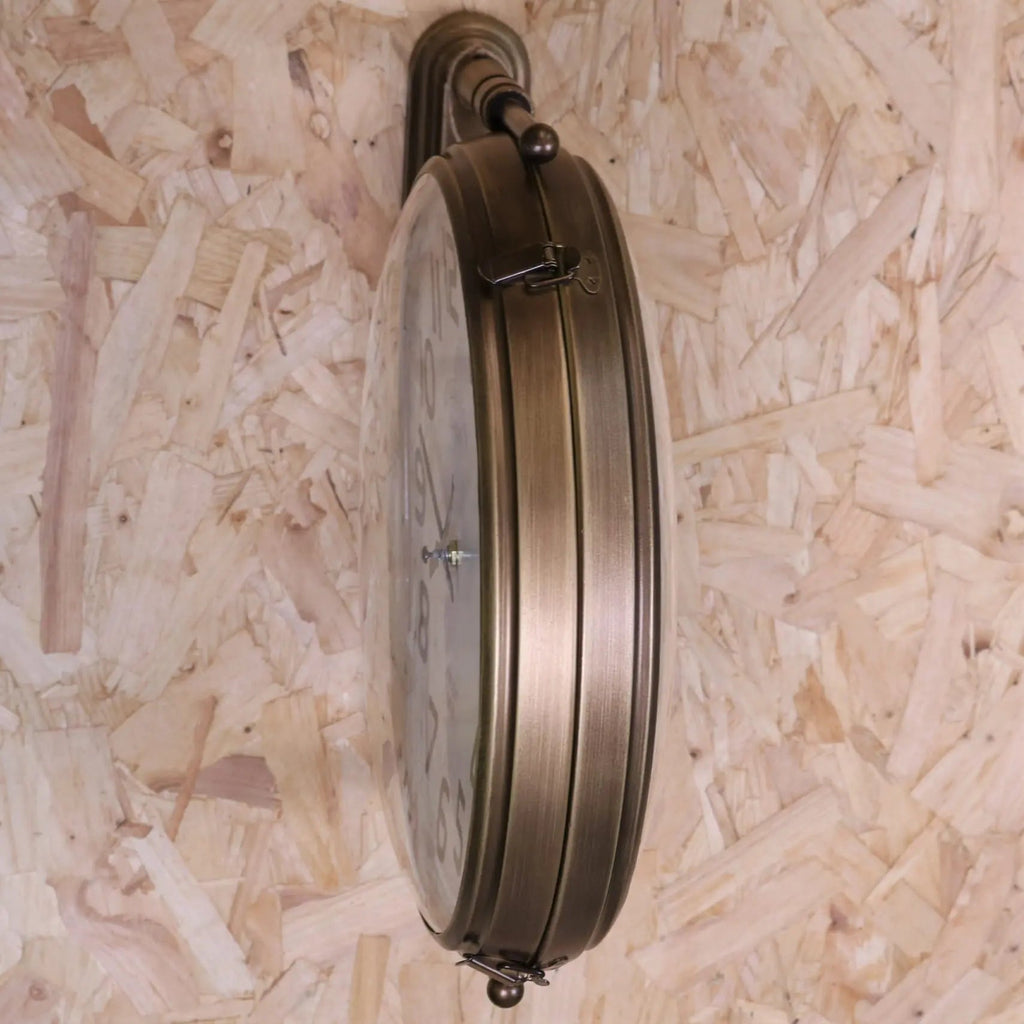 Kensington Station Railway Style Double Sided Clock