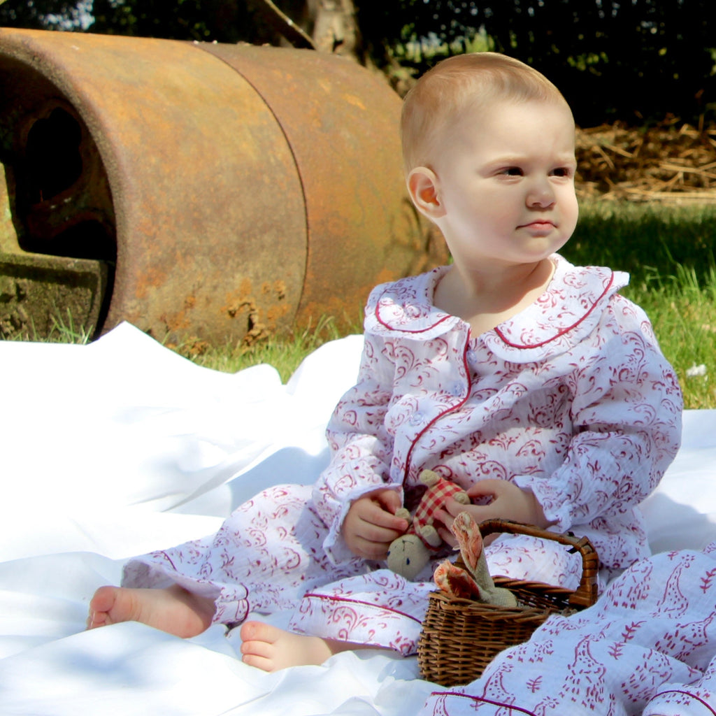 Paisley Organic Muslin Pyjamas