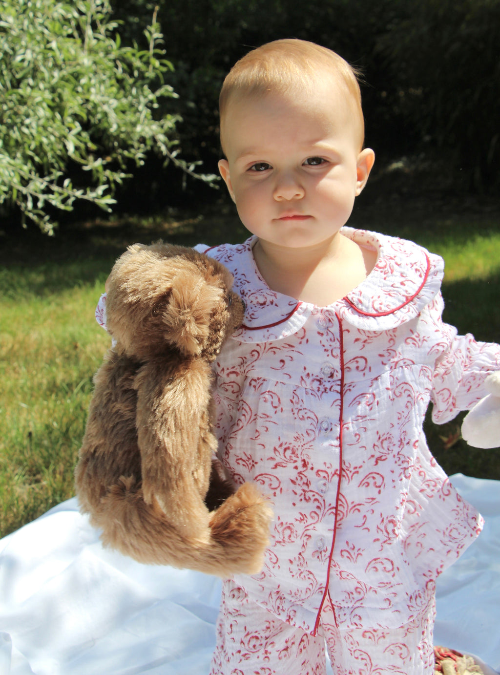 Paisley Organic Muslin Pyjamas