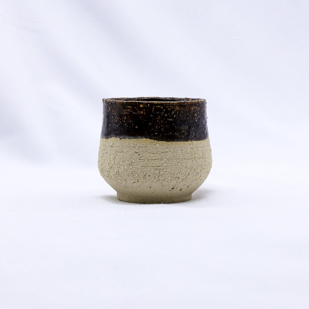 Bruno Tazza Handmade Ceramic Milled Stoneware Cappucino Mug