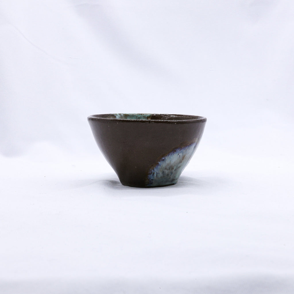 Small Stone Reef Blue Handmade Ceramic Stoneware Dinner Bowl