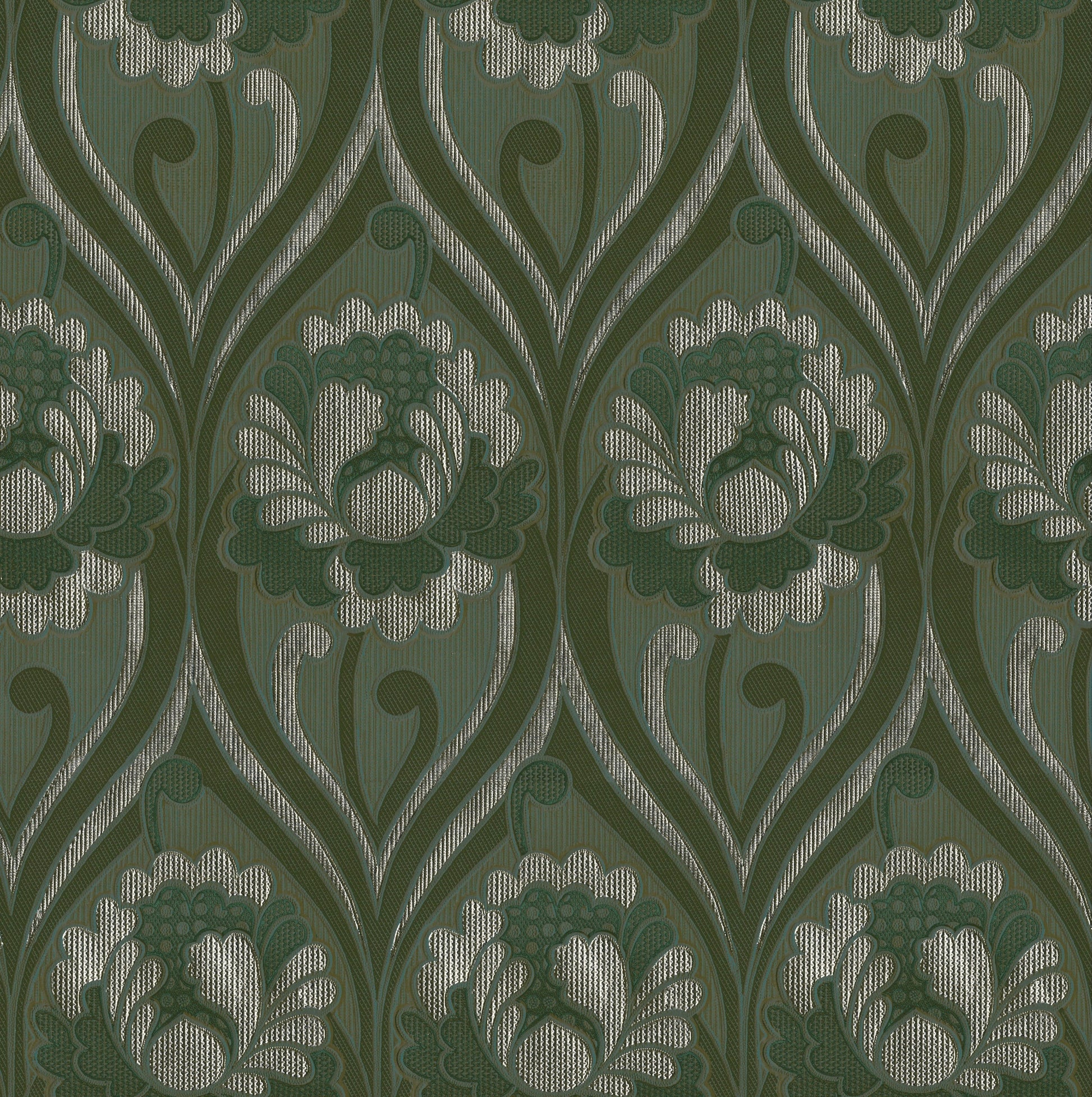 Vintage floral Damask Wallpaper