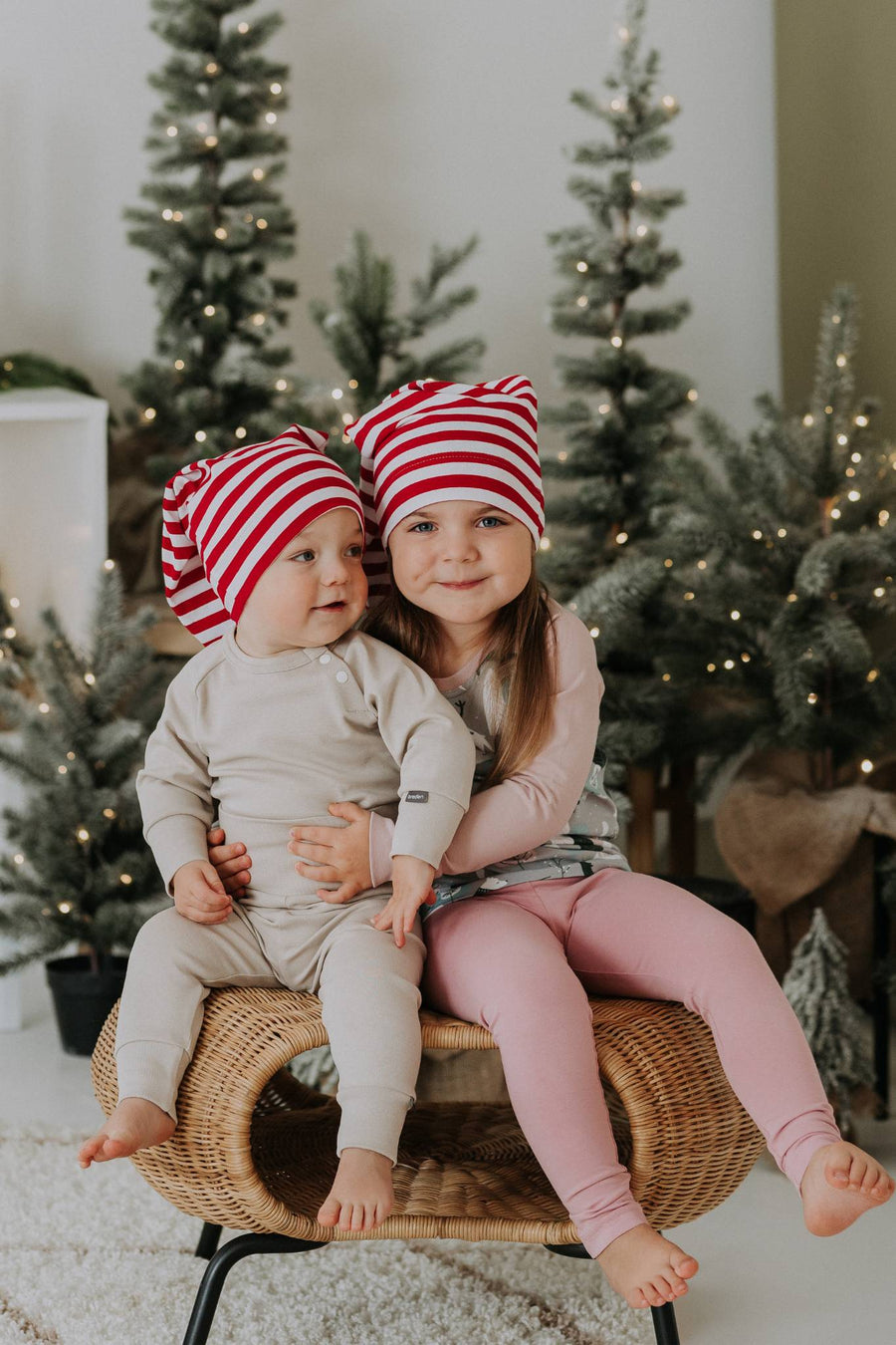 Striped Elf Hat – Cute & Festive for All Ages Holiday Wear by Breden at brixbailey.com