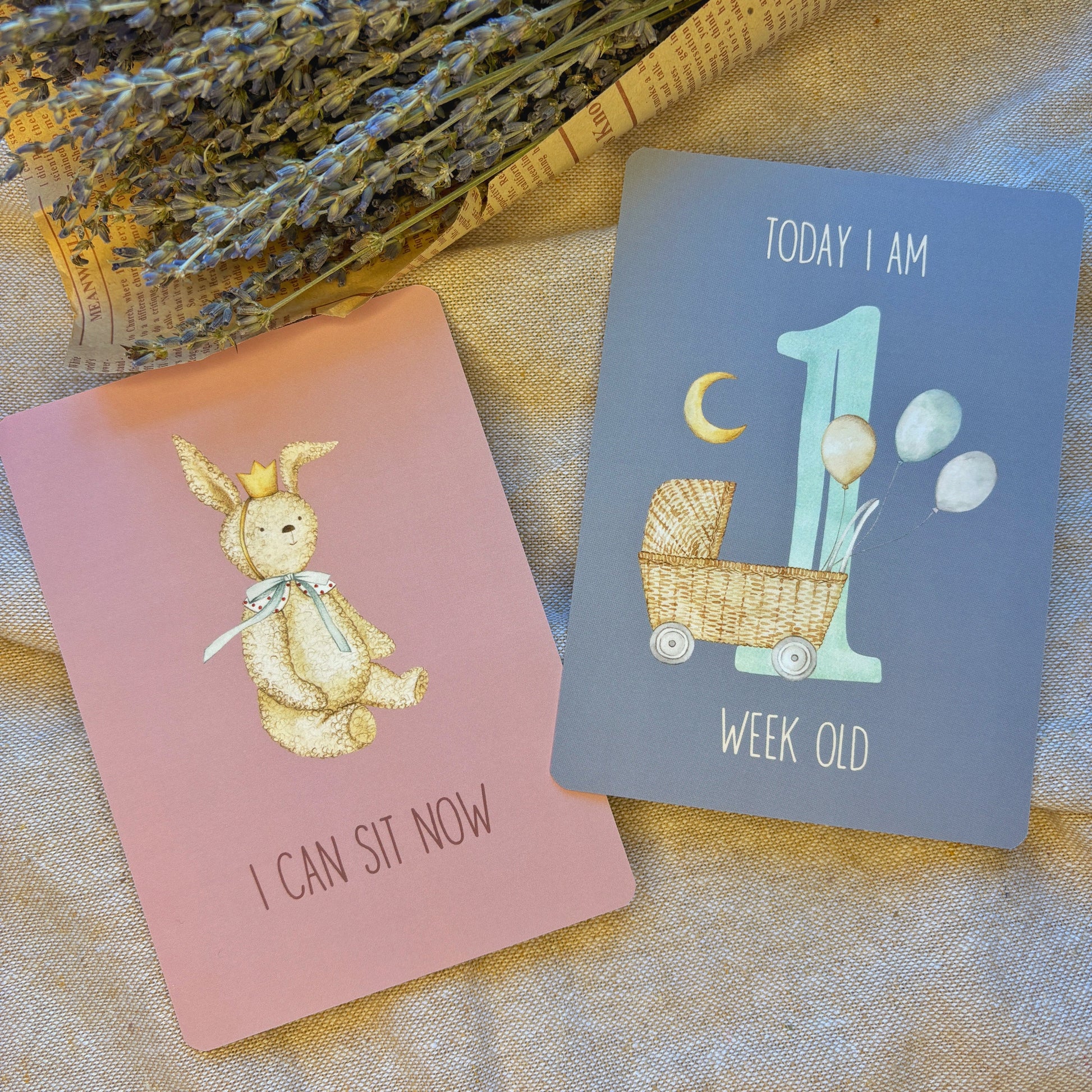 Baby Milestone Cards