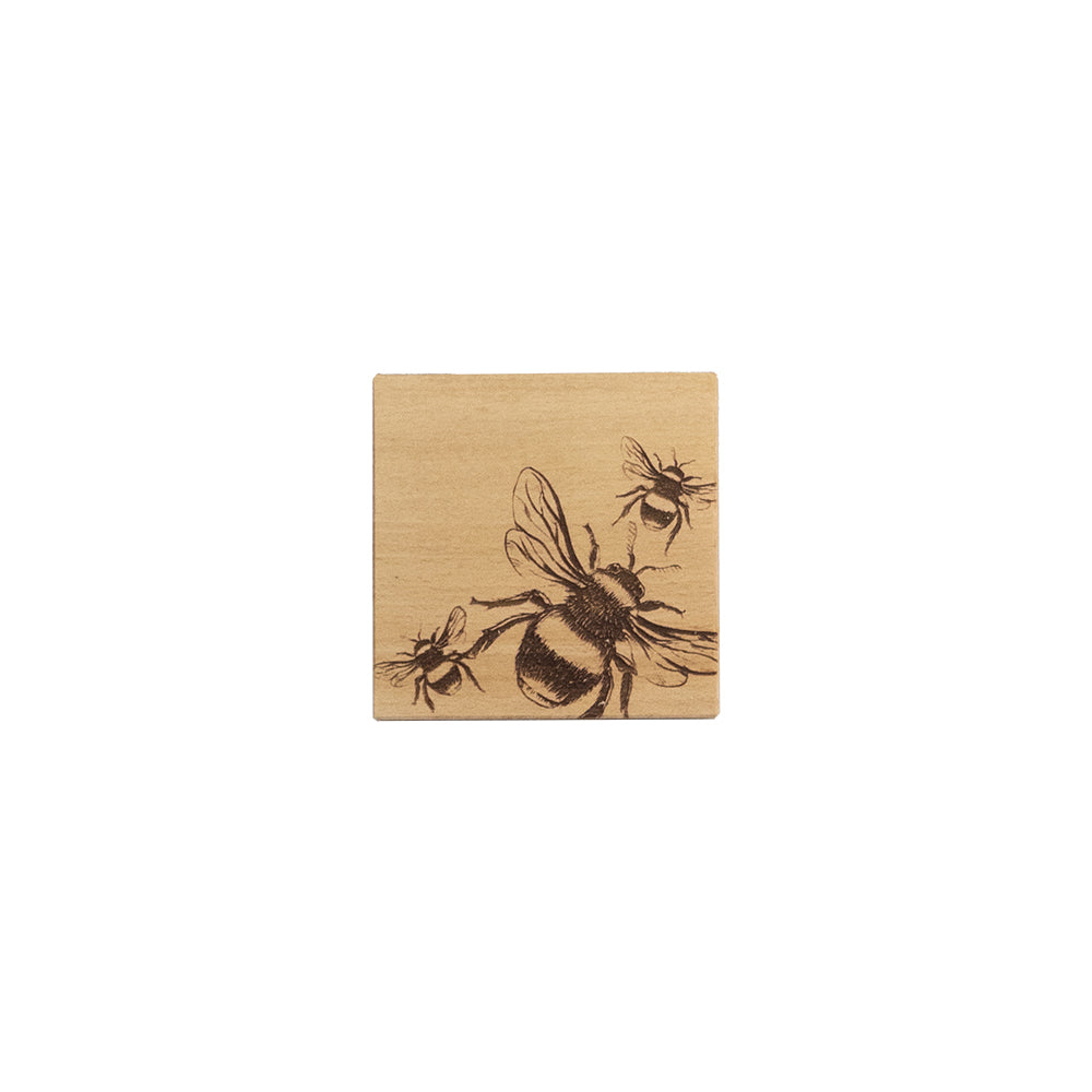Bee Beech Single Coaster