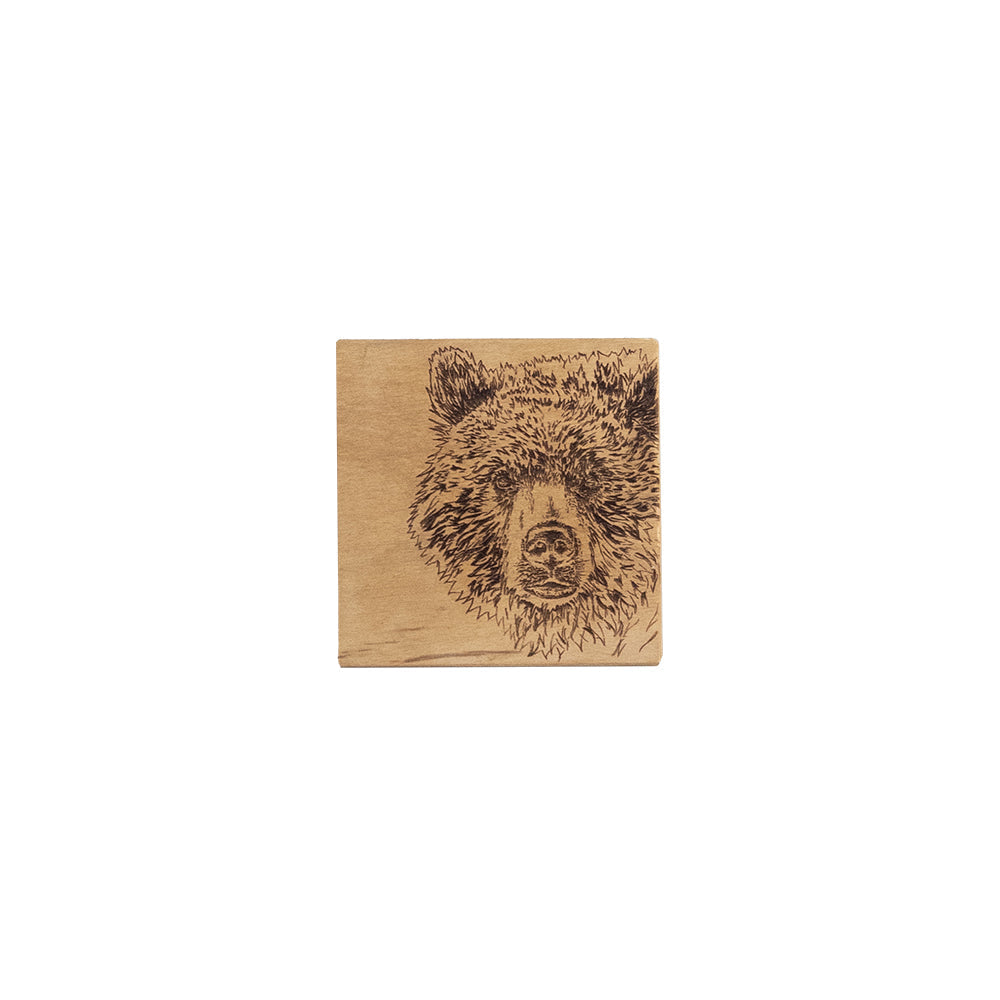 Bear Beech Single Coaster