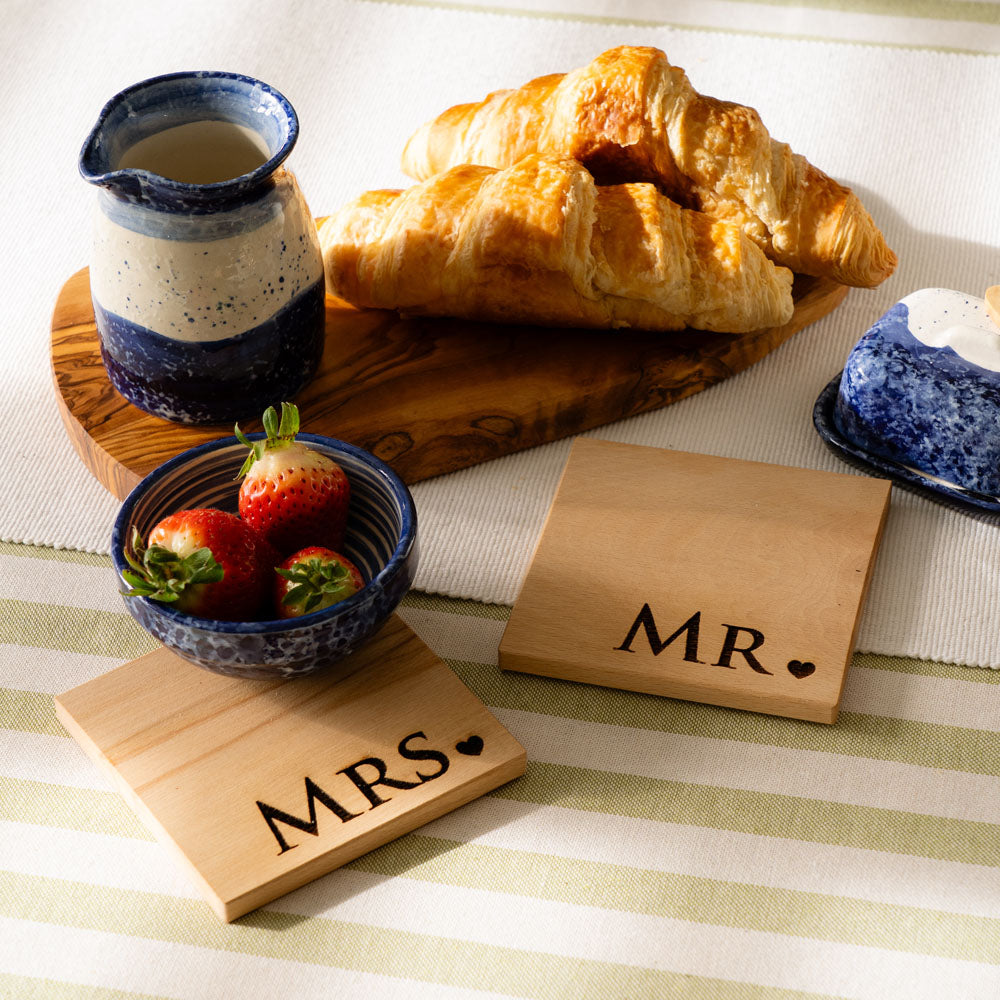Mr & Mrs Beech Set of 2 Coaster