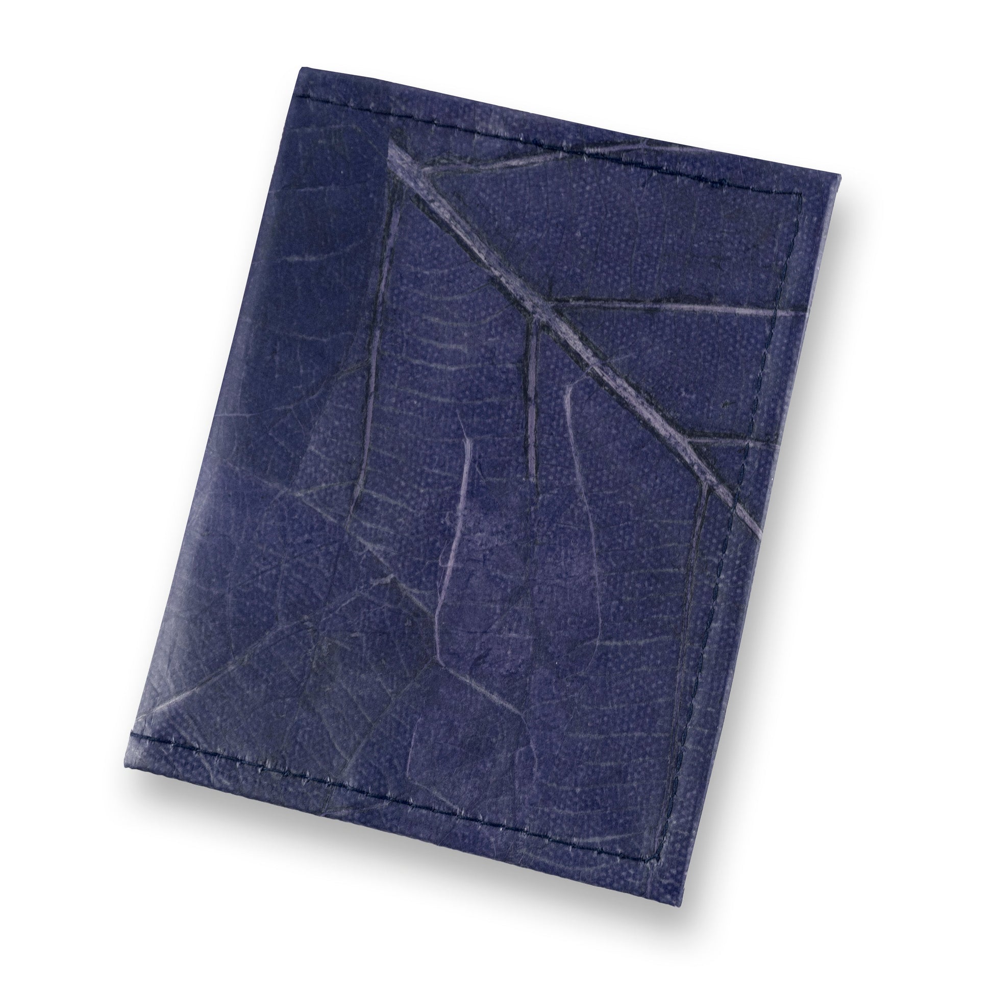 Vegan Teak Leaf Leather Passport Cover