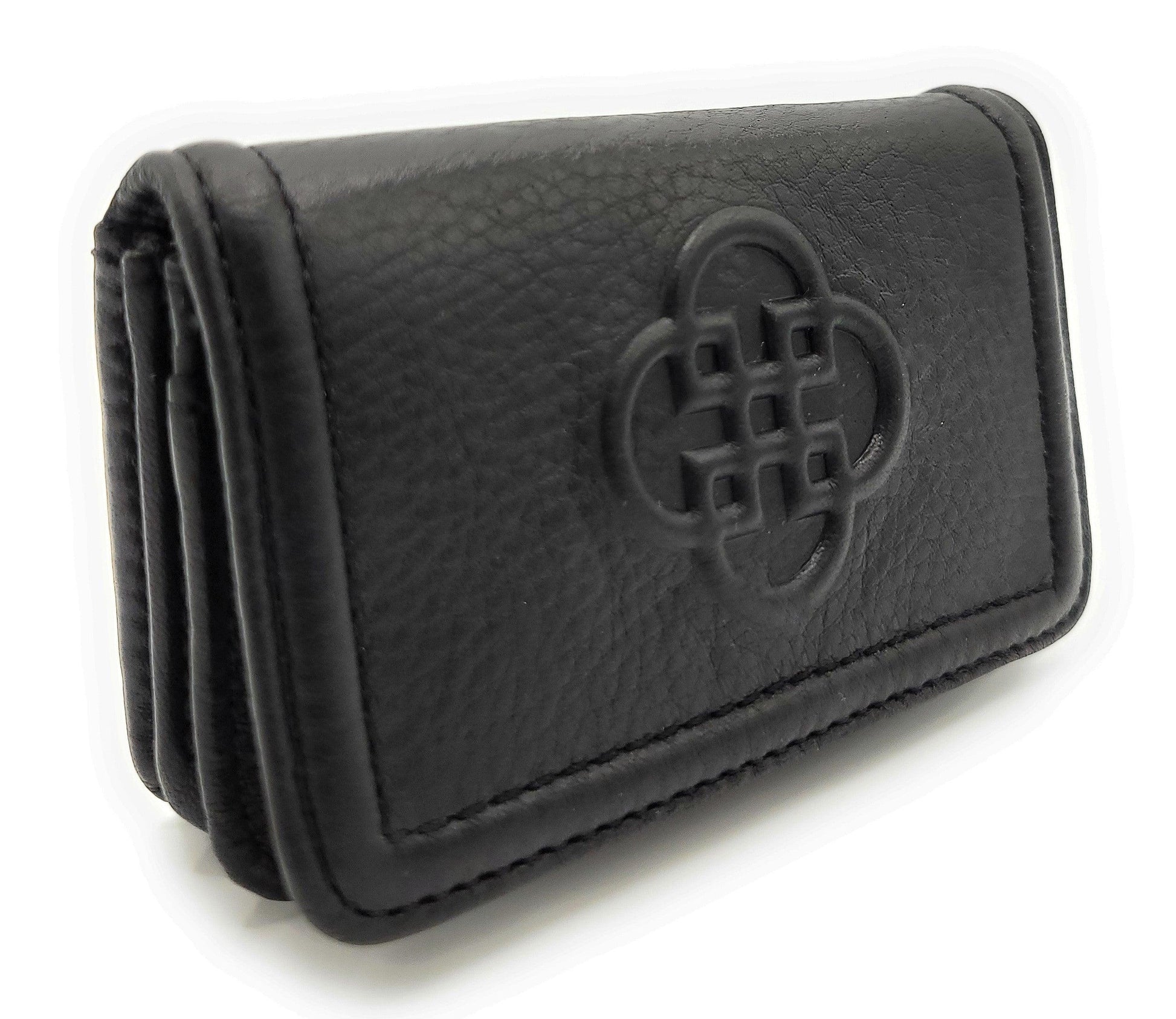 Jade Real Leather Credit Card Holder with RFID Protection
