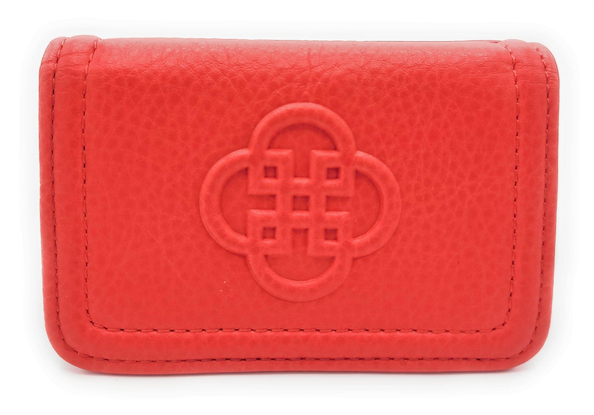 Jade Real Leather Credit Card Holder with RFID Protection