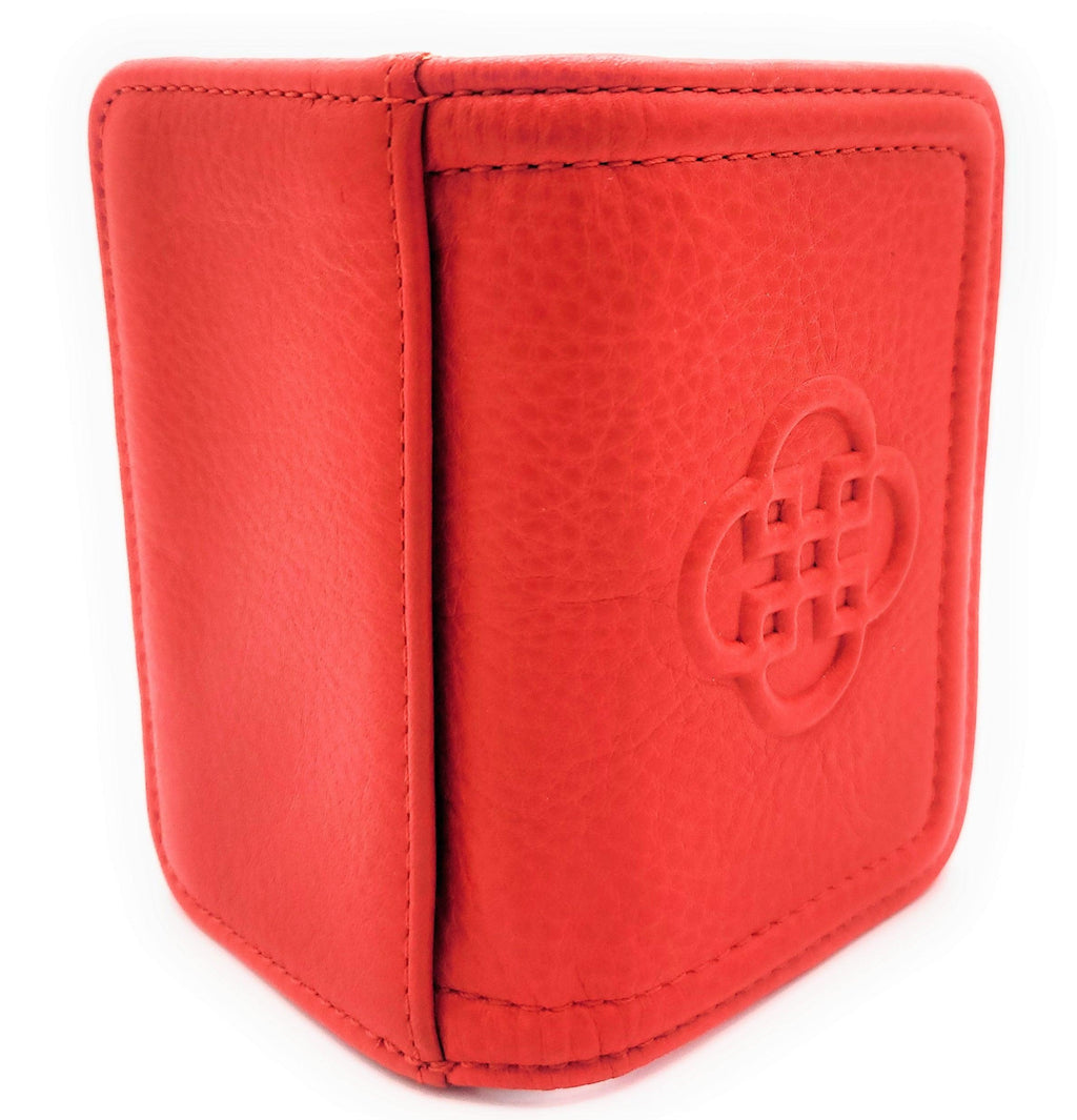 Jade Real Leather Credit Card Holder with RFID Protection