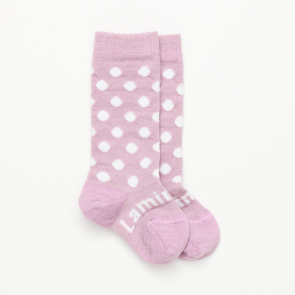 Jemima Lilac Knee High Socks for Babies
