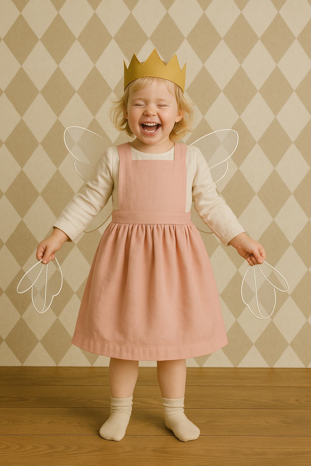 Fairy Uniform Linen Apron for Girls