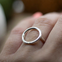 Karma Sterling Silver Ring