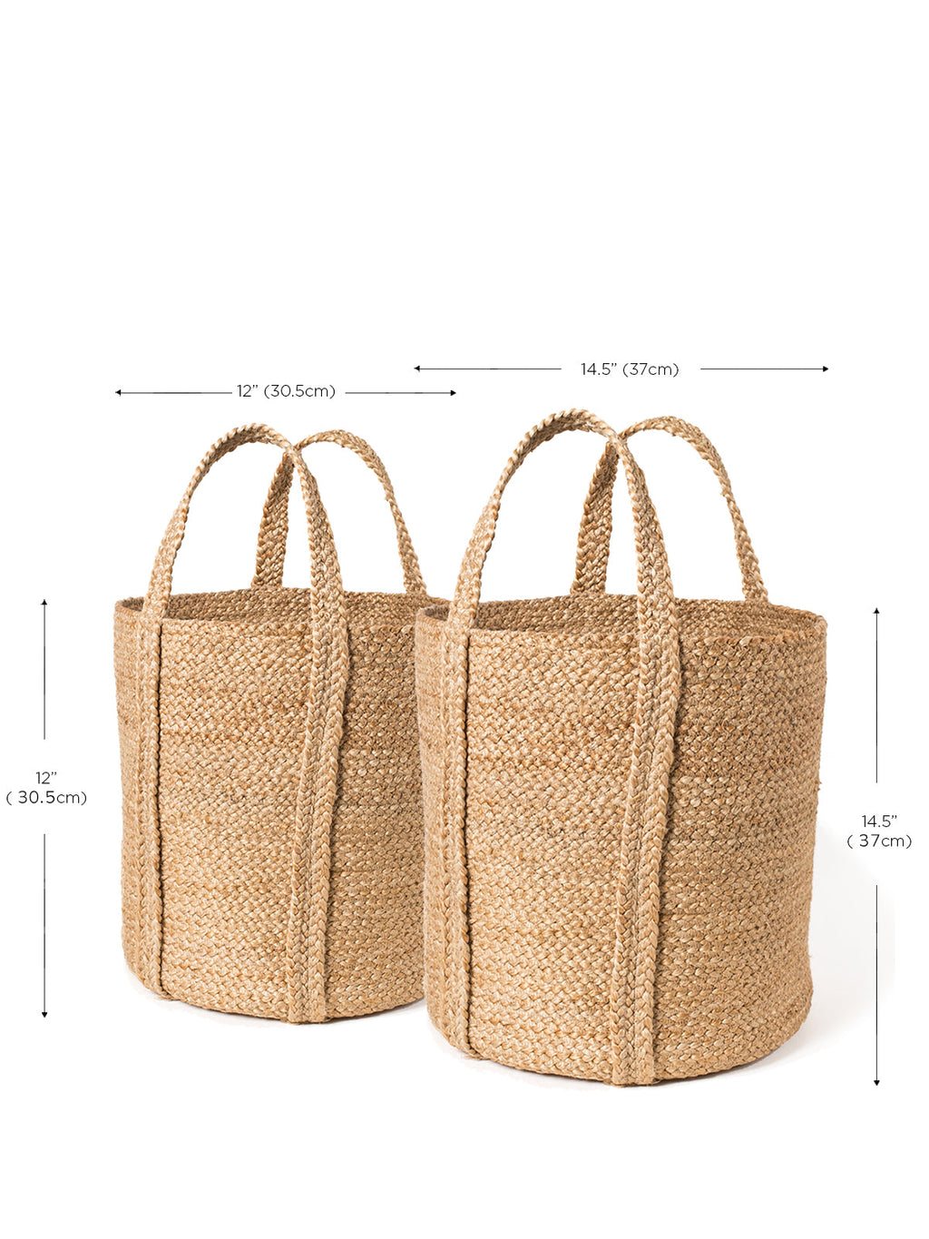 Natural Jute Basket with Handle