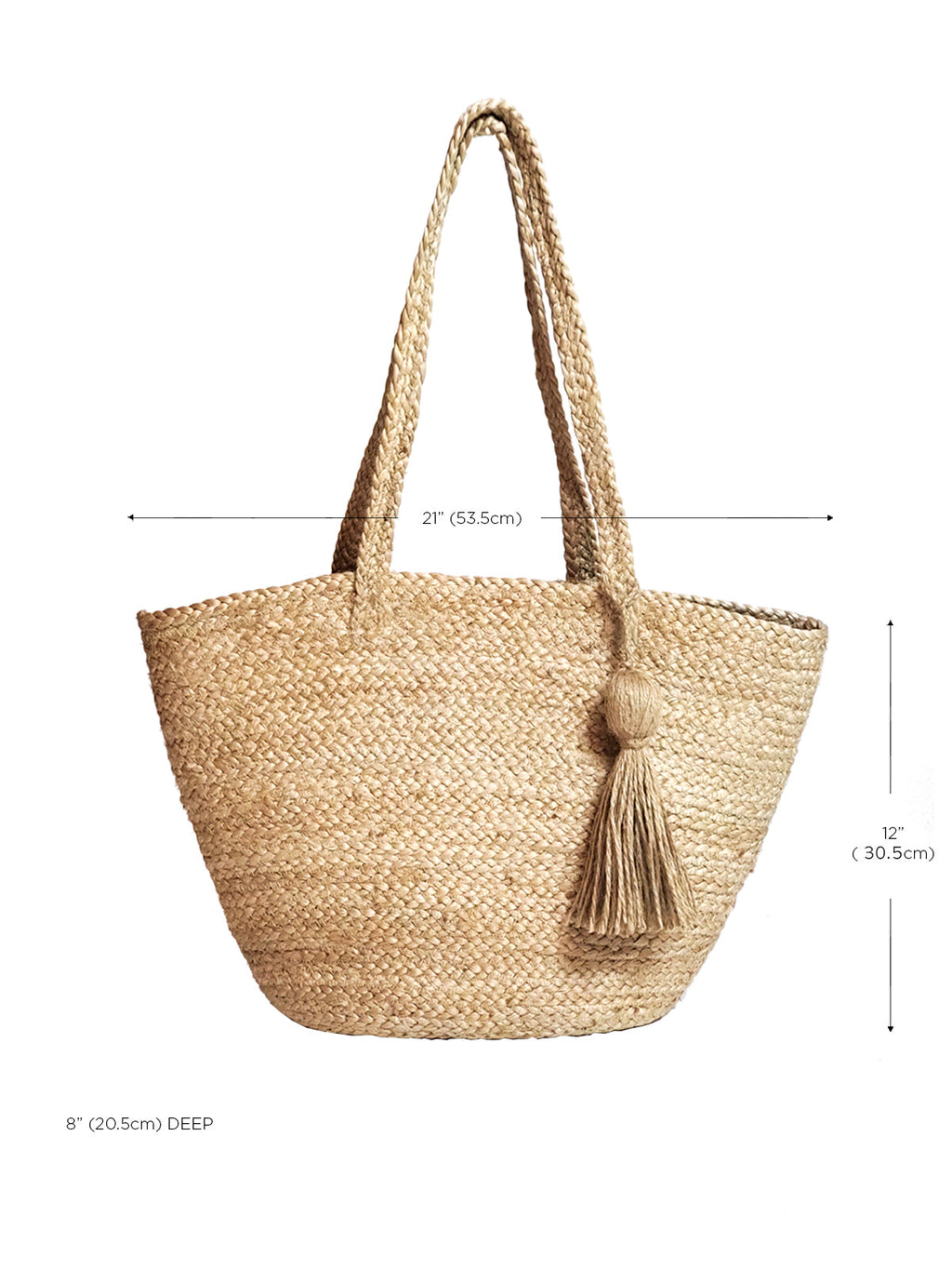 Kata Shoulder Bag in Natural Jute