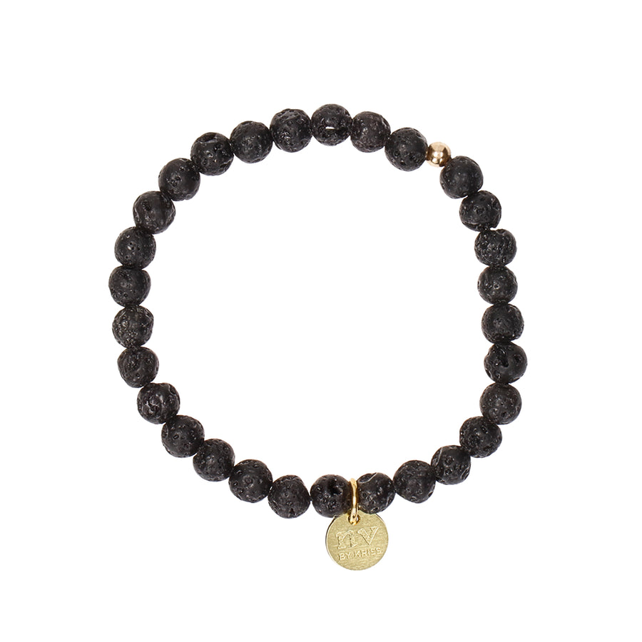 Lava Stone Bracelet for Men – Grounding & Stylish Accessory by New Vintage by Kriss at brixbailey.com