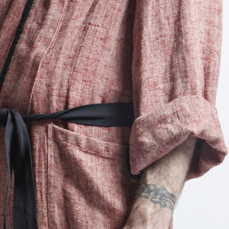 Unisex Linen Bathrobe – Comfortable, Durable & Stylish by KOOSdisain at www.brixbailey.com