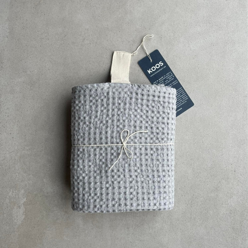 Luxurious Gray Sauna Towel – Linen & Cotton Blend, Quick-Dry by KOOSdisain at www.brixbailey.com