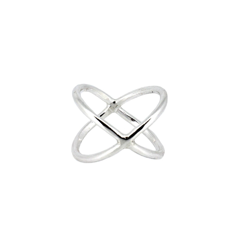 Sterling Silver Kiss Ring