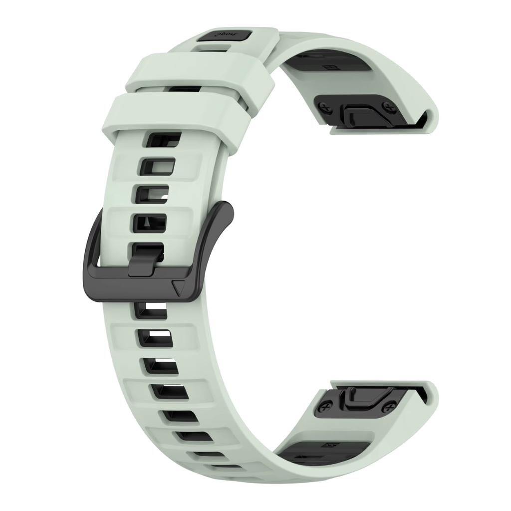 The Kalen Soft Green and Black QuickFit Watch Strap