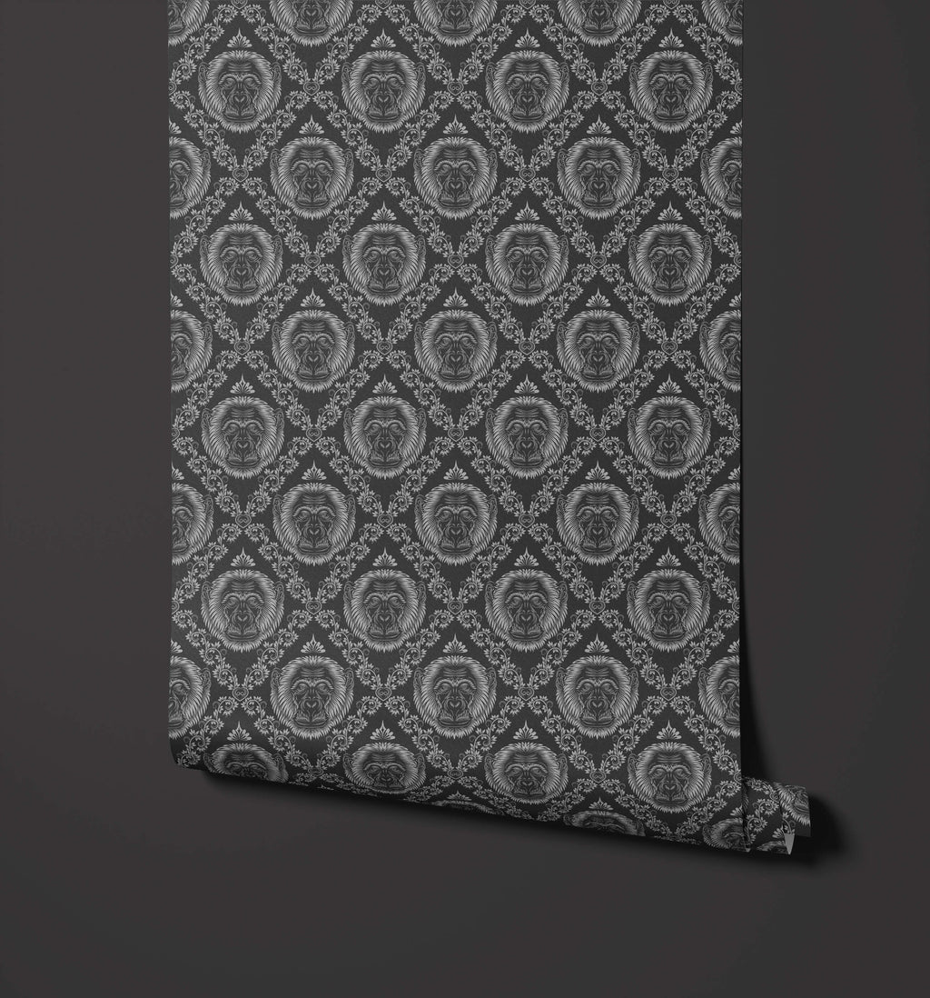 Baroque Monkey Wallpaper