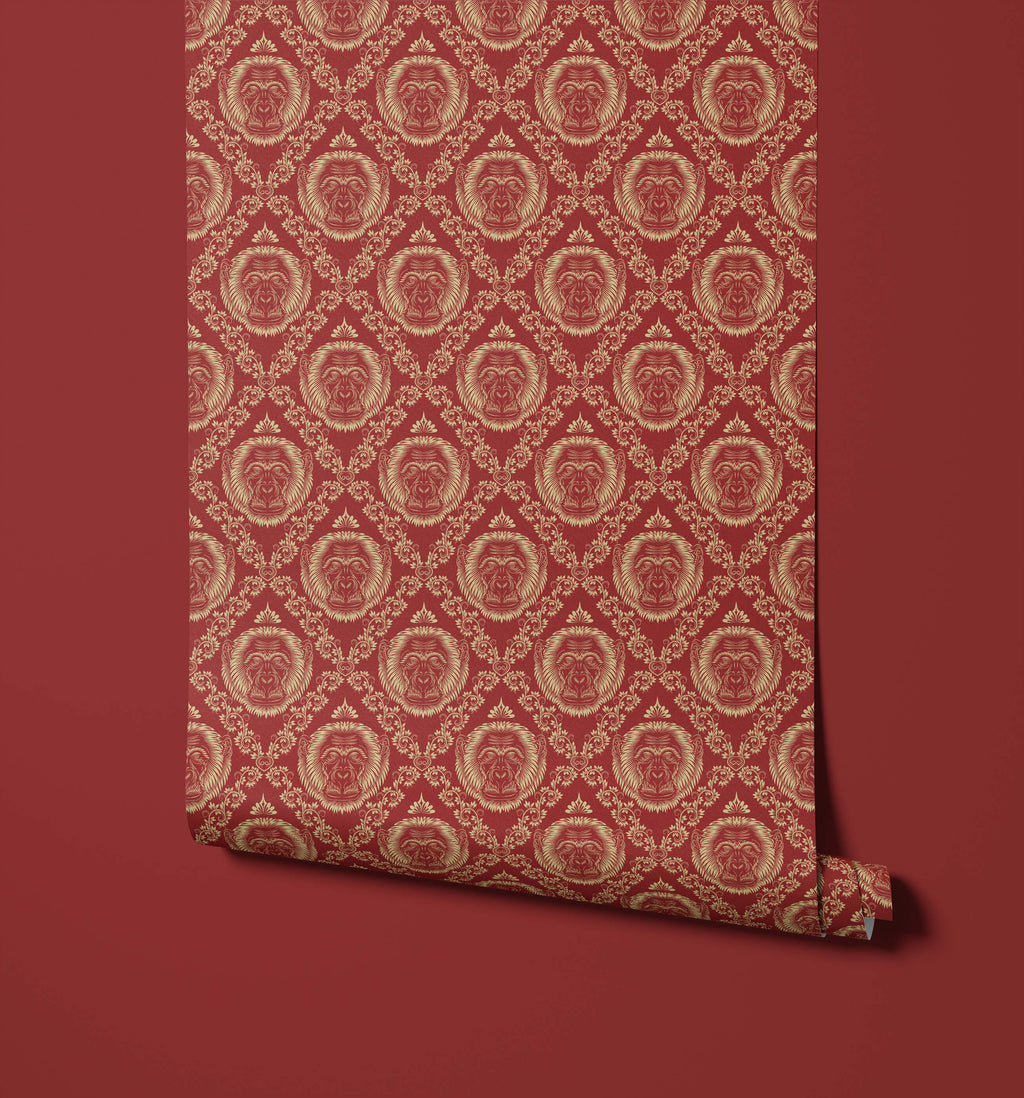 Baroque Monkey Wallpaper