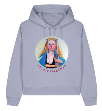 Femme Fiasco Art Hoodie – Wearable Masterpiece of Bold Expression by Katrin Valgemäe at www.brixbailey.com