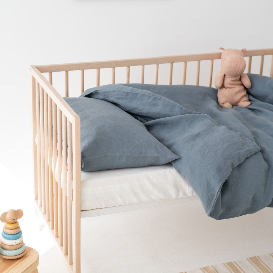 Kids Linen Duvet Cover Set – Breathable & Durable for Gentle Sleep by Linen Tales at www.brixbailey.com