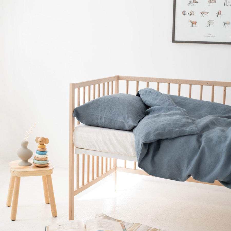 Kids Linen Duvet Cover Set – Breathable & Thermoregulating by Linen Tales at www.brixbailey.com