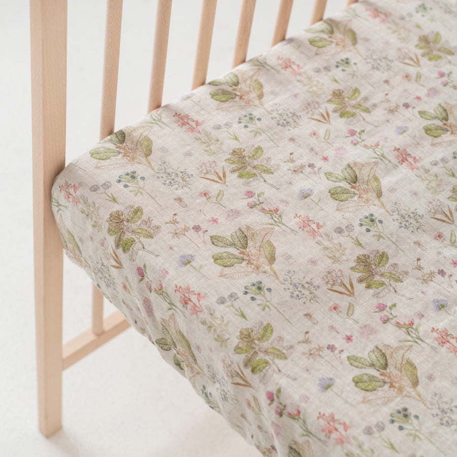 Kids Linen Fitted Sheet – Durable, Soft & Sustainable by Linen Tales at www.brixbailey.com