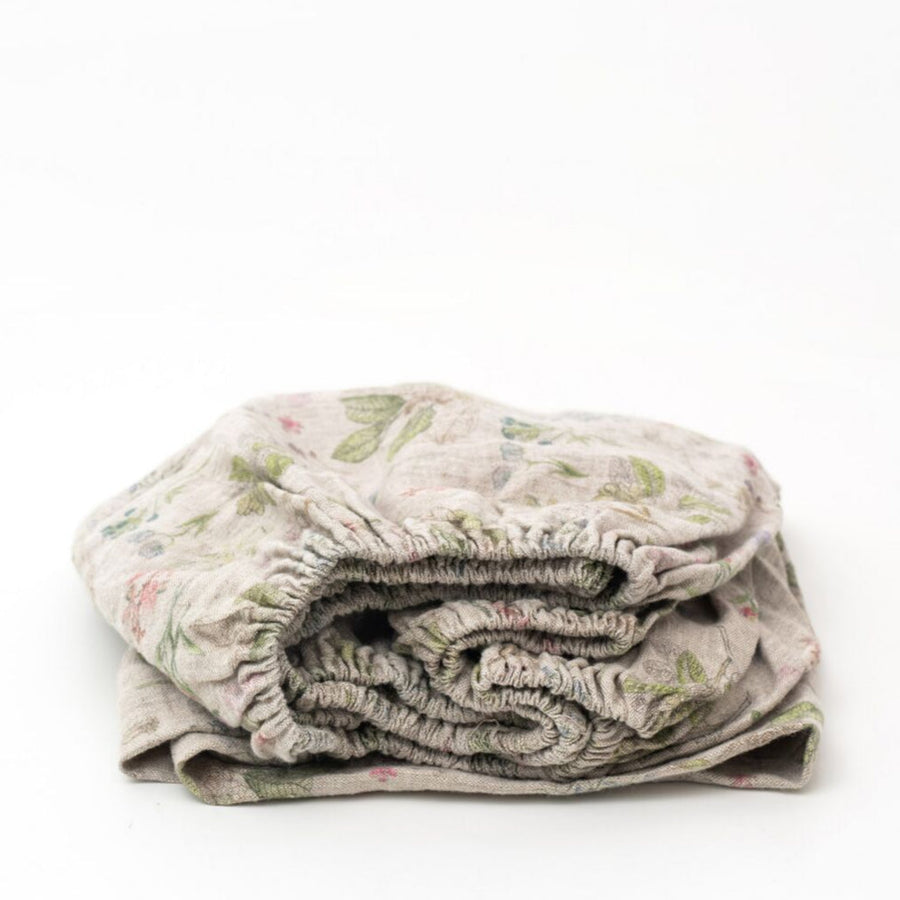 Kids Linen Fitted Sheet – Durable, Soft & Sustainable by Linen Tales at www.brixbailey.com