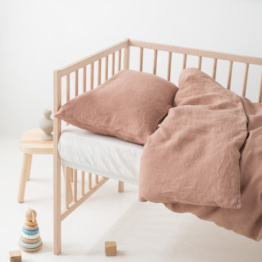 Kids Linen Duvet Cover Set – Comfortable & Breathable All Year by Linen Tales at www.brixbailey.com